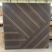Panel Acústico Ignífugo de PET, Panel Absorbente de Sonido Ranurado sin Costuras, Módulo de Pared para Reducción de Ruido para Sala de Piano
