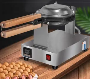 Otomatik Camaro Waffle koni makinesi kek kalbur yumurta rulo kalıp dondurma koni Waffle makinesi aperatif makinesi