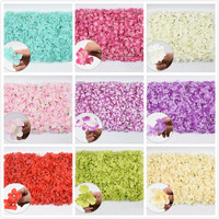 Décoration de mariage Toile De Fond Fleur De Soie Hortensia Fleur Artificielle Mur