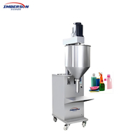 Machine de remplissage pneumatique semi-automatique mobile sur pied pour bouteilles en verre, boissons, produits chimiques, liquides, pâtes et poudres