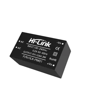 Integrated Circuit Hot-sale HLK-PM01 AC-DC 5V 3W 0.6A Step Down Switching Power Supply Module Converter Intelligent Household