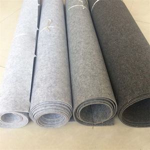 Feutre d'isolation thermique ignifuge intérieur de voiture noir Tissu non tissé Soluble dans l'eau Échantillons gris noir foncé - Product Image 1