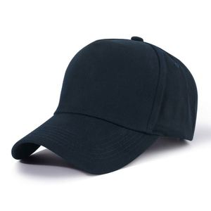 Casquette de baseball noire non structurée à 5 panneaux avec logo brodé personnalisé et boucle argentée – Vente en gros - Product Image 2