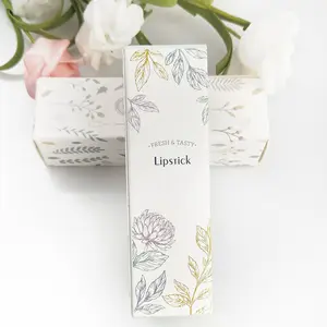 Boîte cadeau de cosmétiques à impression personnalisée, ensemble de Gloss à lèvres, rouge à lèvres, emballage boîtes en papier