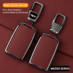 Nueva cubierta de cuero de aleación de Zinc para mando a distancia de coche para Mazda 3 Alexa CX30 1, 2 CX5, <span class=keywords><strong>CX3</strong></span>, 2. 2 CX8, 3. 0 CX9, 2. 0 CX8, 3, 2. 0 CX9, 2. 4. - Product Image 6