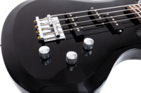 Stage Performance 4 String Electric Bass Guitar High Gloss Okoume Wood Maple Neck PB/JB Pickup 24F Frets for Professional Music