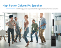 Altavoz de Torre para Interiores y Exteriores, Altavoz Profesional para Karaoke, Sistema de Sonido Portátil para Teatro, Altavoz Activo de Línea
