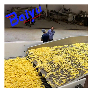Nueva línea de producción de patatas fritas congeladas, máquina para hacer patatas fritas crujientes con componentes básicos, motor PLC de bomba - Product Image 1