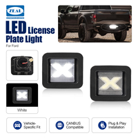 Lampe de plaque d'immatriculation LED de style X pour Ford F-150 Raptor 2015-2024, feux arrière de camionnette, ensemble FL3Z13550A, 2 pièces