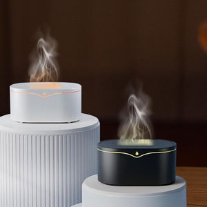 Hot Sale Simulation Flame Humidifier Aromatherapy Machine Usb Ultrasonic <b>Essential</b> <b>Oil</b> Aroma Fire Flame <b>Diffuser</b> - Product Image 4