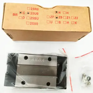 Original ABBA Linear Guide Slide Block BRC25 Rail 1000mm BRC25U0