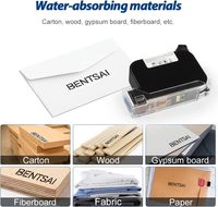 Cartouche d'encre originale à base d'eau BT-2560N pour imprimantes jet d'encre portables de la série BT-HH6105B Noir