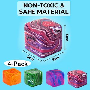 Cubos de Peluche Antiestrés, Gigantes y Sensoriales, para Aliviar el Estrés en Adultos y Niños, Alivio de la <span class=keywords><strong>Ansiedad</strong></span> y la Concentración, para Autismo - Product Image 6