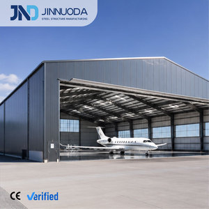 Hangar de Aviación Prefabricado de Acero con Certificación CE, Techo de Hierro Corrugado, Resistencia al Viento <span class=keywords><strong>120KMH</strong></span>, Diseño Profesional de Ingeniero - Product Image 1