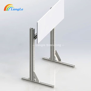 Bras de montage réglable pour <span class=keywords><strong>3</strong></span> écrans TV, support triple pour plate-forme Sim avec profil en aluminium, simulateur de course, bricolage personnalisé - Product Image 6