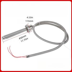 Tube de chauffage électrique Tube de chauffage submersible antidéflagrant haute puissance Réservoir d'eau 380v Mis dans le réservoir d'eau Réservoir d'huile Piscine - Product Image 2