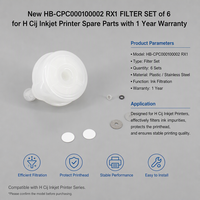 Nouvel ensemble de filtres RX1 HB-CPC000100002 (lot de 6) pour imprimante jet d'encre H Cij, pièces détachées avec garantie d'un an