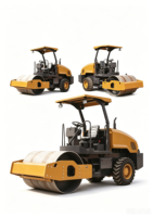 Rouleau compresseur vibrant à tambour unique SR4000 de 4 tonnes, moteur diesel 49 CV, compacteur de sol pour travaux de terrassement et de sous-drainage