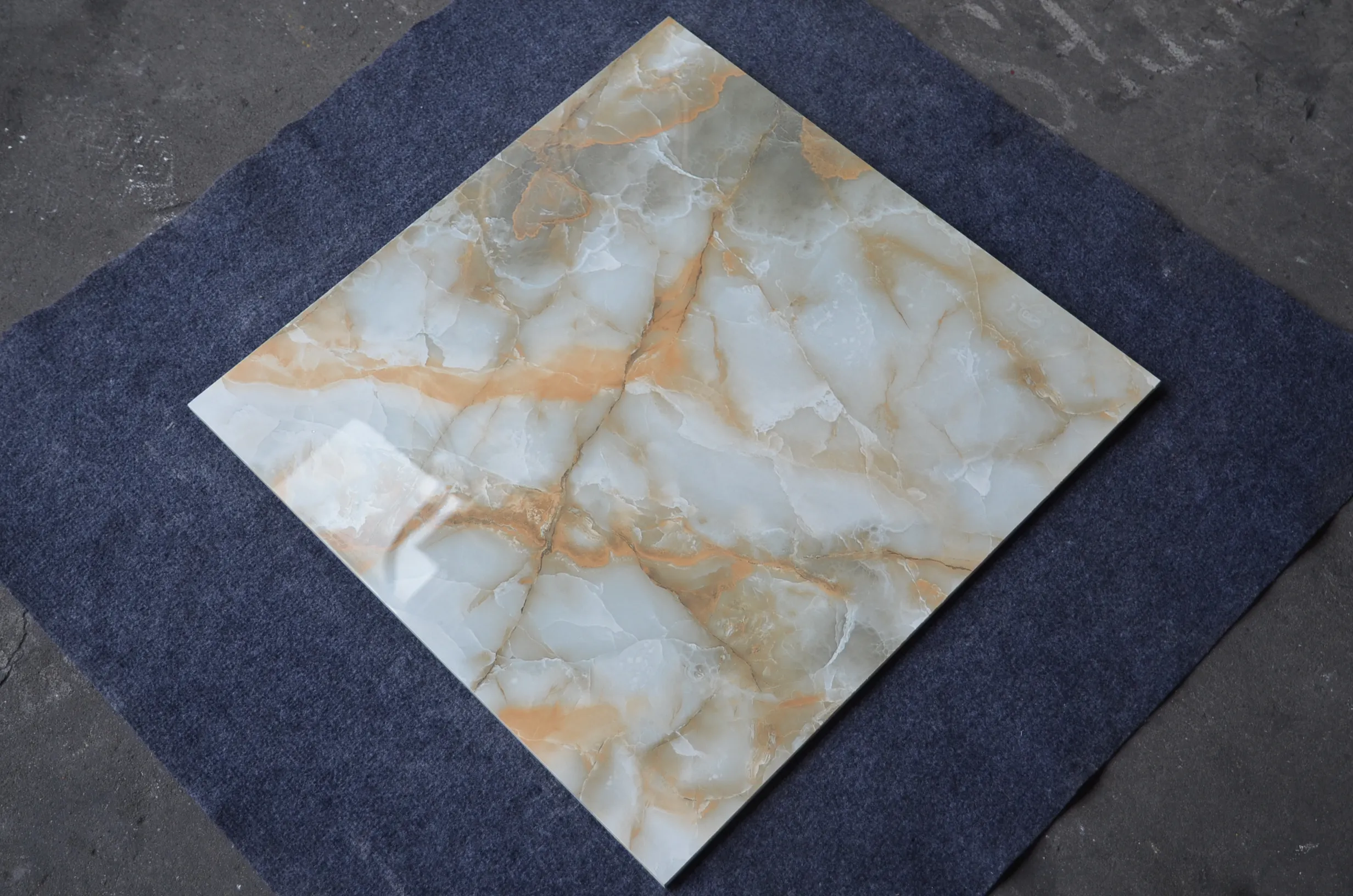 foshan factory of cream beige marble ceramics bath room floor design glazed porcelain floor tile 600x600