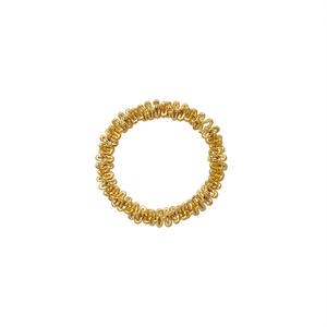 Moonlandy — bague en acier titane pour hommes et femmes, anneau de conception ondulé en or 18K - Product Image 1