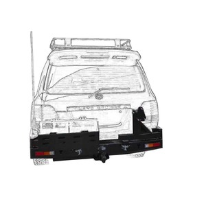 Parachoques de rejilla delantera de coche de acero 4x4 personalizado para Toyota <span class=keywords><strong>Land</strong></span> <span class=keywords><strong>Cruiser</strong></span> - Product Image 1