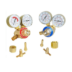 ชุดอุปกรณ์เชื่อมตัดแบบแอฟริกัน-อเมริกัน-อเมริกาใต้ พร้อมตัวปรับแรงดันออกซิเจนและอะเซทิลีนสำหรับงานเชื่อม - Product Image 5