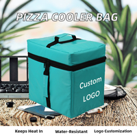 Sac de livraison de pizza en néoprène de haute qualité, imperméable, isotherme, avec fermeture éclair et lettres par sublimation, pour la livraison de repas