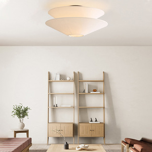 Plafonnier moderne style Wabi Sabi japonais, design minimaliste pour salon et chambre, couverture 10-18 m² - Product Image 1