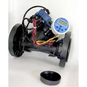 Válvula de control de irrigación con brida Zanchen de 4 pulgadas, alimentada por batería de 9V CC, para sistemas de agua - Product Image 1