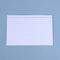 Carnet de notes autocollant robuste à lignes horizontales, bloc-notes, index, mémo, notes adhésives