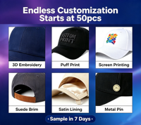 Gorra de Béisbol Clásica Personalizada con Bordado 3D, Logotipo a Color, 5 Paneles, Imagen, Dos Tonos, Deportiva, Unisex, Casual, Streetwear