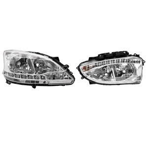 Conjunto de Faros Delanteros OEM 260103RA0C 260603RA0C Izquierdo+Derecho para Nissan Sylphy B17 2012-2026 Base Negra Halógeno <span class=keywords><strong>LED</strong></span> de Repuesto - Product Image 6