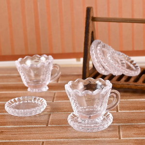 Accesorios Miniatura para <span class=keywords><strong>Casa</strong></span> <span class=keywords><strong>de</strong></span> <span class=keywords><strong>Muñecas</strong></span>, Lindos Vasos <span class=keywords><strong>de</strong></span> Vidrio, Platos, Dijes, Juego <span class=keywords><strong>de</strong></span> Té en Miniatura, Modelo <span class=keywords><strong>de</strong></span> Accesorios <span class=keywords><strong>de</strong></span> Cocina, Decoración - Product Image 6