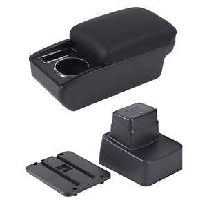 Reposabrazos ABS con USB y Portavasos para <span class=keywords><strong>Mazda</strong></span> 2 <span class=keywords><strong>Hatchback</strong></span> 2008-2013 - Product Image 3
