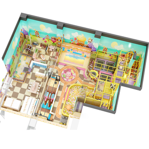 Service de personnalisation tout-en-un Aire de jeux intérieure commerciale pour enfants avec des jeux d'escalade et <span class=keywords><strong>une</strong></span> maison de jeu - Product Image 2