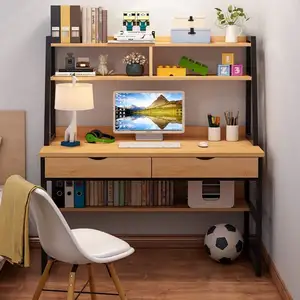 New Nordic PC Table Home Office Furniture Manufacturer Wooden Corner Laptop The Scrivania Computer Desk with Drawer