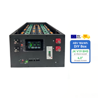 Heymy Energy PL Stock 15kWh 48V 51.2V 280Ah Kits de boîtier DIY avec BMS JK 200A et boîtier de batterie V2 à aérosol extincteur d'incendie
