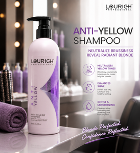 Crema Tóner Aclarante Morada LOURICH OEM, Champú Anti-Amarillo para Cabello Rubio, Gris y Decolorado - Product Image 2
