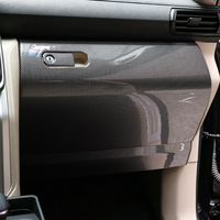 Protection de boîte à gants pour Toyota Land Cruiser LC300 2022-2026, anti-coup de pied, fibre de carbone, ruban adhésif 3M, accessoires intérieurs