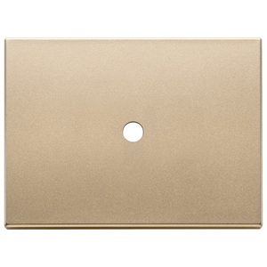 แผ่นทองซาติน 3Mx1 ทรงกลม 12.5x9.5x1.4 ซม. สำหรับปลั๊กและเต้ารับ - Product Image 1