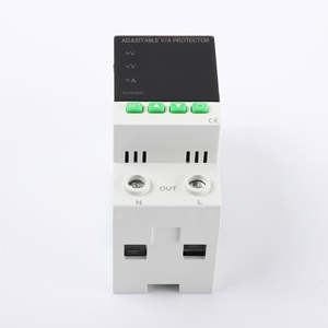 バイウェイ調整可能デュアルデジタルディスプレイ単相AC電圧レギュレータ（セルフリセット式過電圧/低電圧スイッチ付き） - Product Image 4