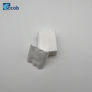 Chất lượng tốt nhất hình chữ nhật tự nhiên miếng bông bán buôn Facial miếng bông trang điểm Remover 3 lớp vải miếng bông - Product Image 5