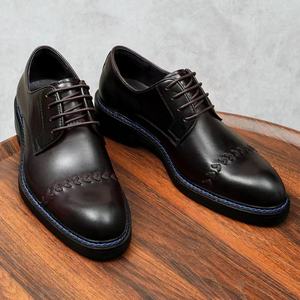Nouvelles Chaussures Derby en Cuir Tendance Style Multicolore avec Confort Thermique et Options Artisanales Personnalisables pour l'Hiver - Product Image 2