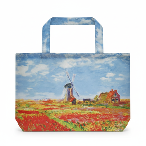 AU-01022 Monet 'Tulip Field' Art Rain Bag Cover Sac fourre-tout promotionnel élégant - Product Image 1