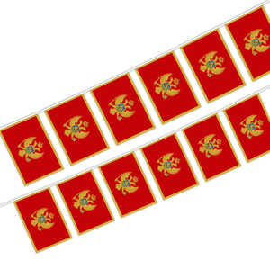 Ventes directes des fabricants 14*21cm Drapeaux du Monténégro pour les fans de décoration de vacances - Product Image 1