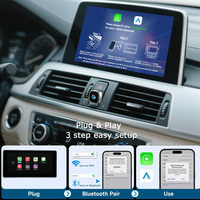 Adaptador Inalámbrico CarPlay Android Auto Yty K16B, Mini Dongle USB para Auto, Plug & Play, Material ABS para Vehículos