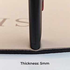 Tapis de yoga en cuir PU, 5 mm d'épaisseur, imperméable, double grip, lignes d'alignement, certifié SGS, écologique, pour Pilates et gym - Product Image 6