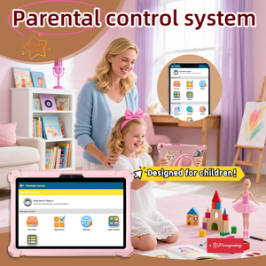 Máy tính bảng trẻ em 10.1 inch với thẻ Sim <span class=keywords><strong>Android</strong></span> 13 Octa Core 4000mAh pin IPS 1280x800 4GB MTK Bộ xử lý Quà Tặng Thứ Sáu màu đen - Product Image 5