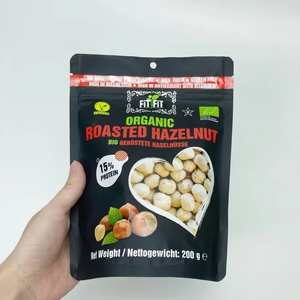 Sachets refermables personnalisés pour épices, petits sacs étanches pour noix, emballages alimentaires en Mylar avec fenêtre, sacs scellables pour salades - Product Image 1