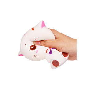Cute Cat Pu Fidget Toy Slow <b>Rebound</b> Stress Relief For Kids 2 To 4 Years Unisex Gift - Product Image 5